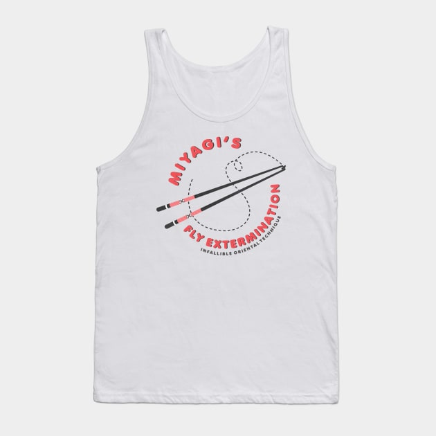 Miyagi's Fly extermination Tank Top by opippi